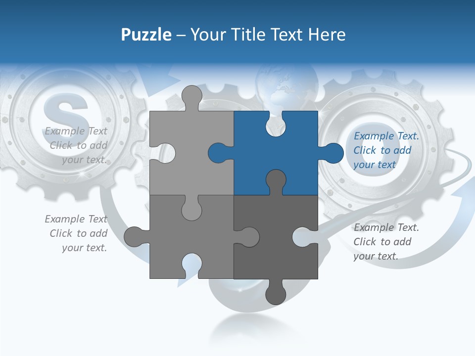 Motion Analyst Gears PowerPoint Template