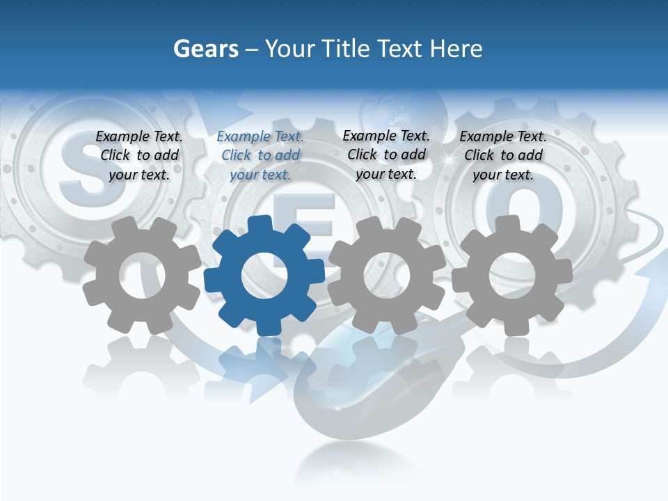 Motion Analyst Gears PowerPoint Template