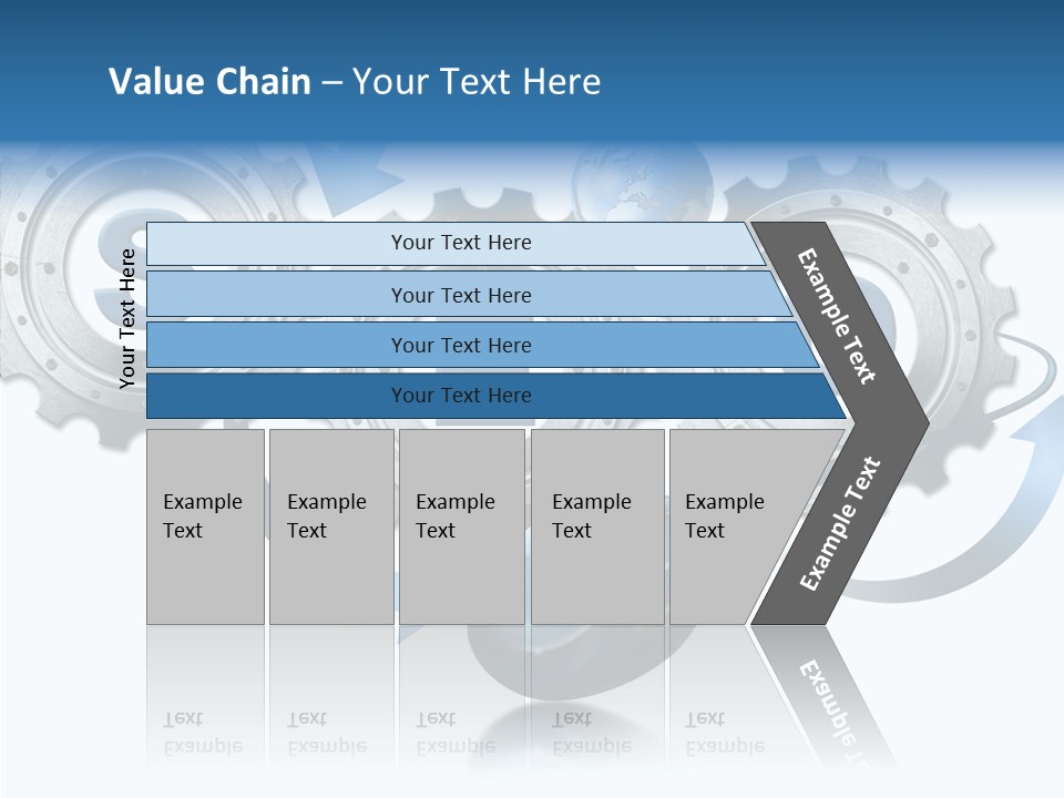 Motion Analyst Gears PowerPoint Template