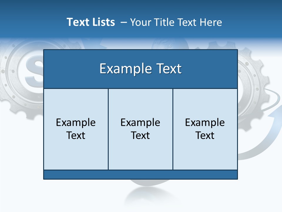 Motion Analyst Gears PowerPoint Template