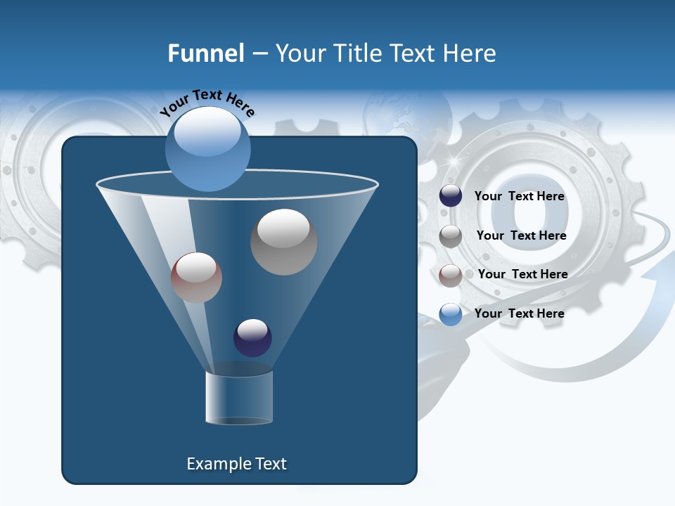 Motion Analyst Gears PowerPoint Template