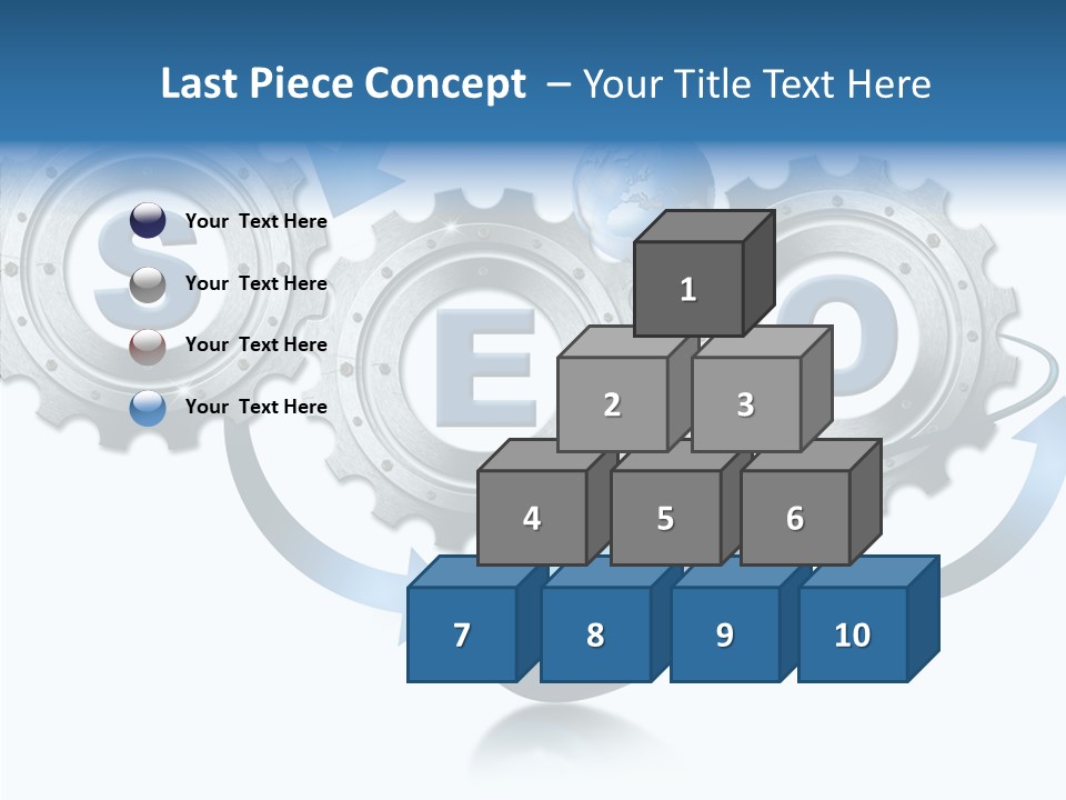 Motion Analyst Gears PowerPoint Template