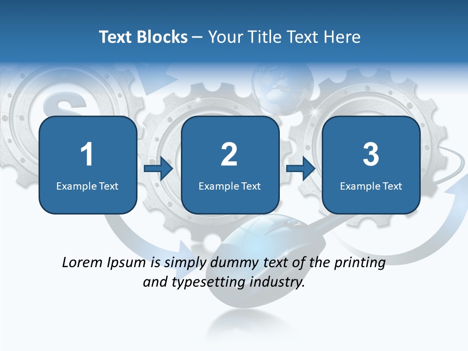 Motion Analyst Gears PowerPoint Template