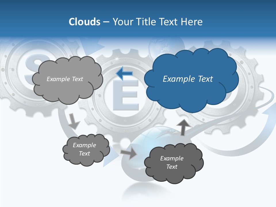 Motion Analyst Gears PowerPoint Template