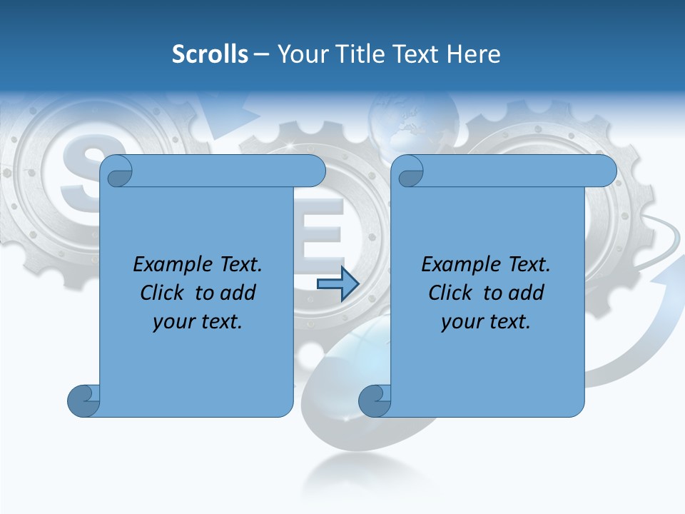 Motion Analyst Gears PowerPoint Template