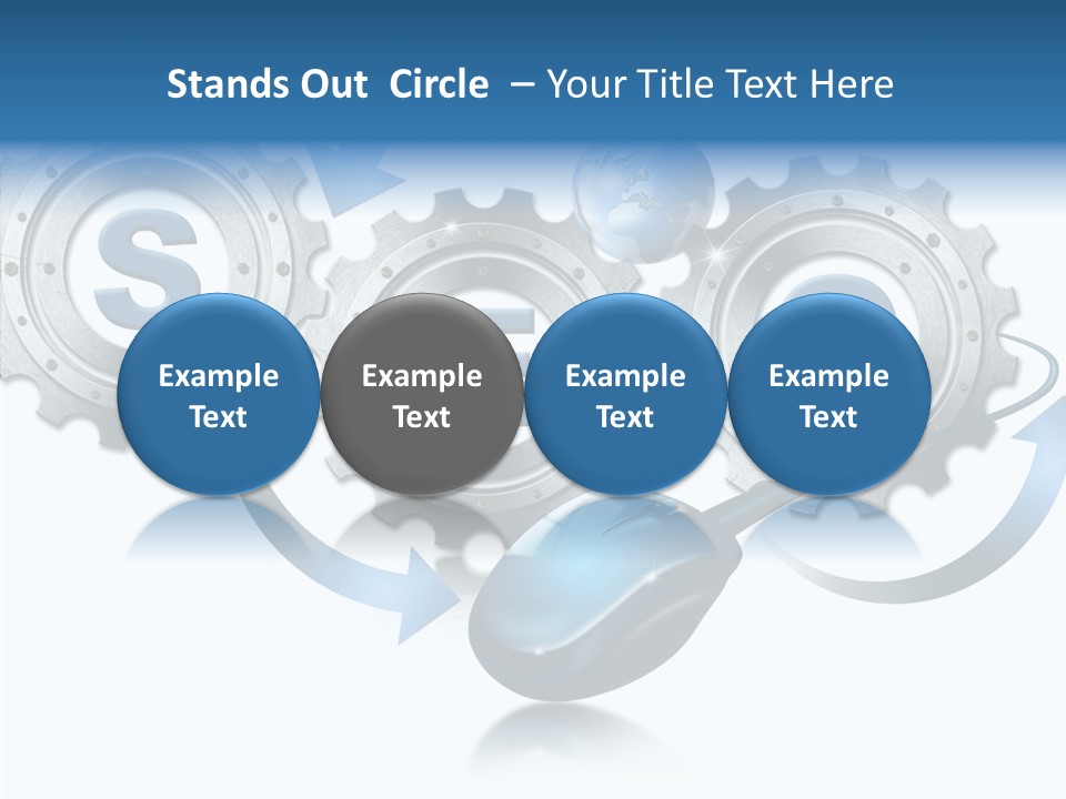 Motion Analyst Gears PowerPoint Template