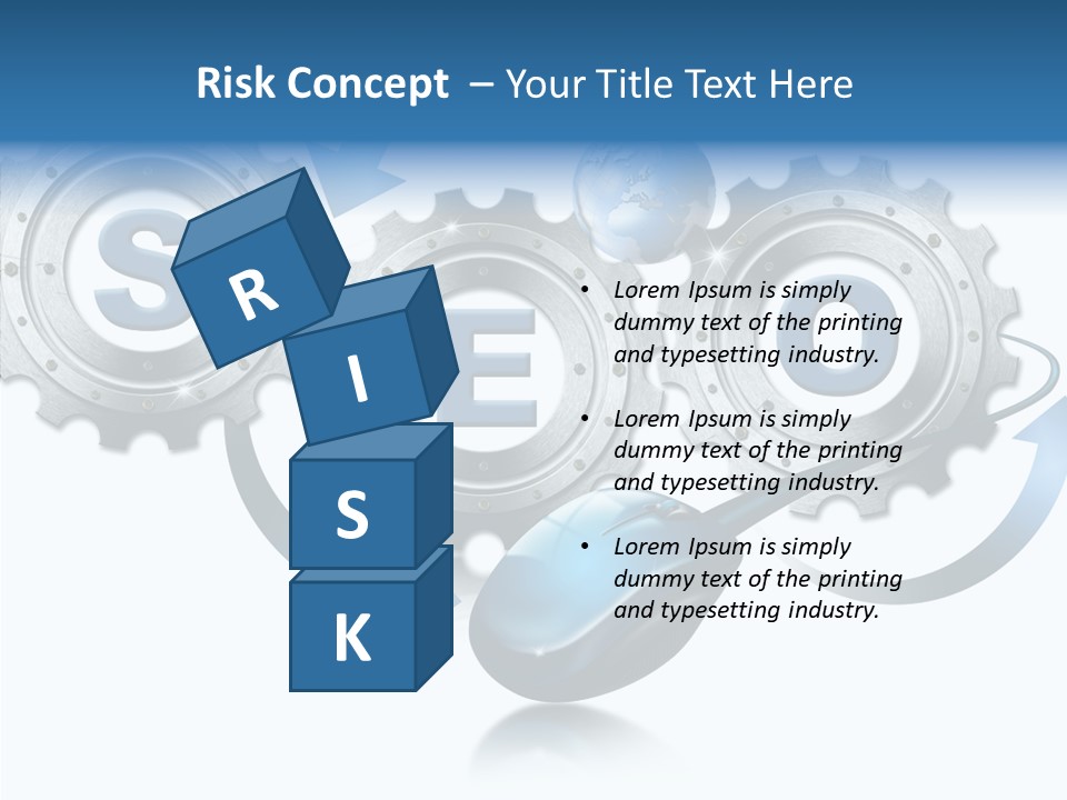 Motion Analyst Gears PowerPoint Template