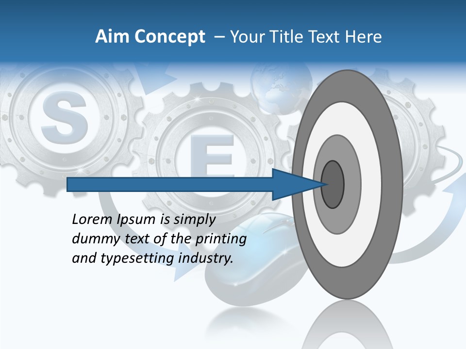 Motion Analyst Gears PowerPoint Template