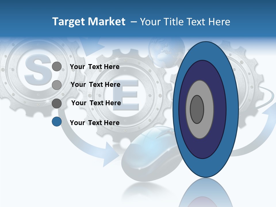 Motion Analyst Gears PowerPoint Template