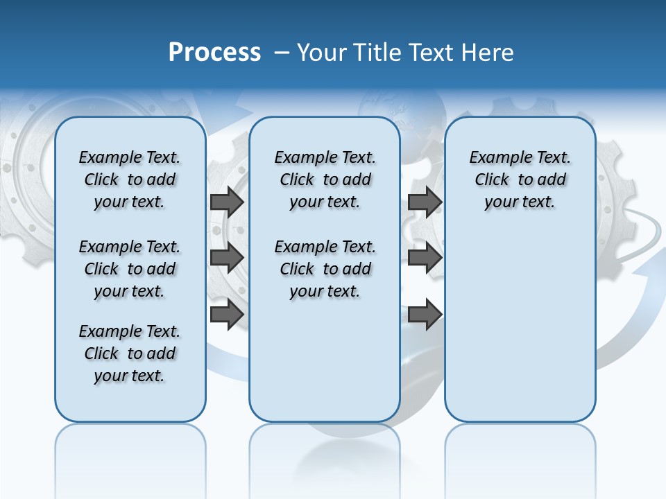 Motion Analyst Gears PowerPoint Template