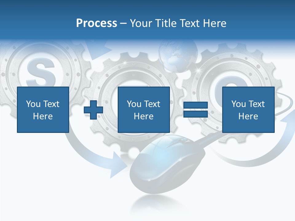 Motion Analyst Gears PowerPoint Template