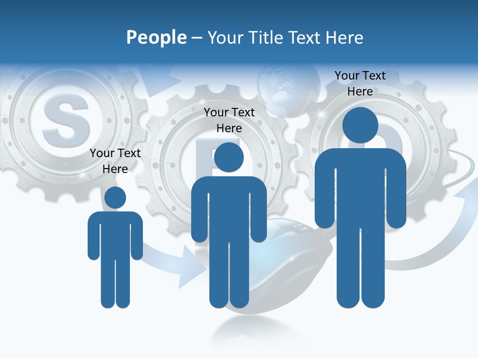 Motion Analyst Gears PowerPoint Template
