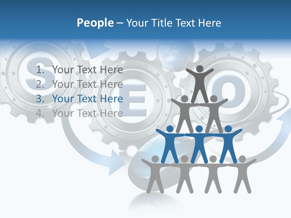 Motion Analyst Gears PowerPoint Template