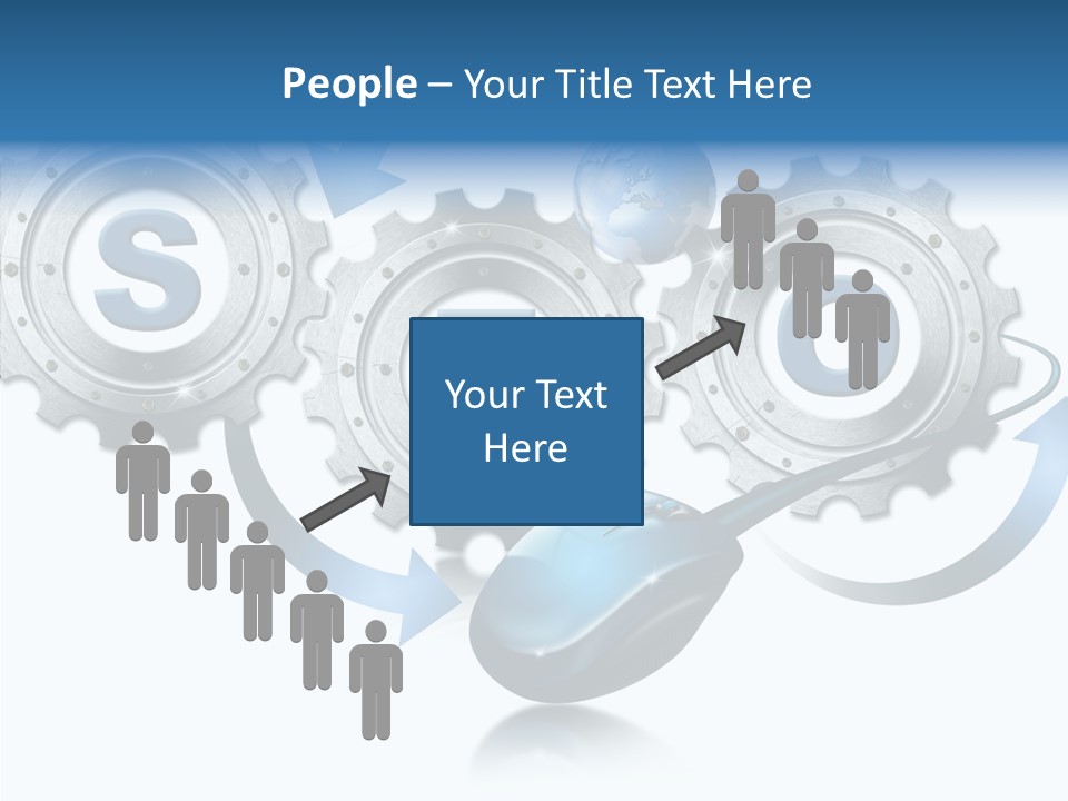 Motion Analyst Gears PowerPoint Template
