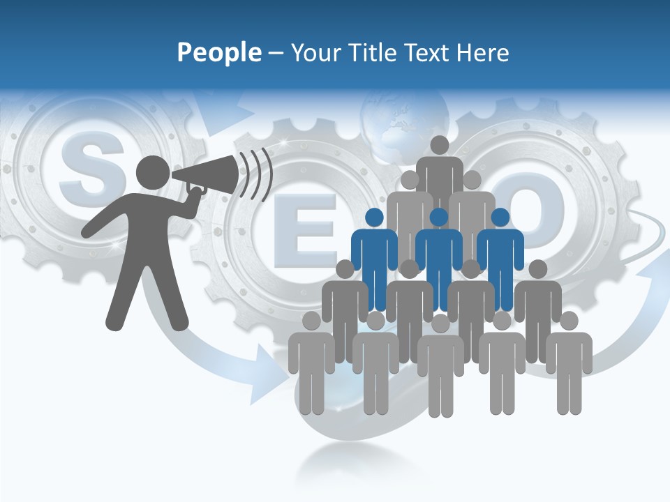 Motion Analyst Gears PowerPoint Template