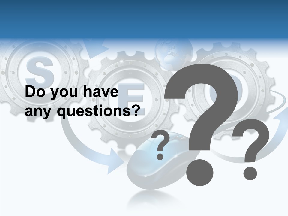 Motion Analyst Gears PowerPoint Template