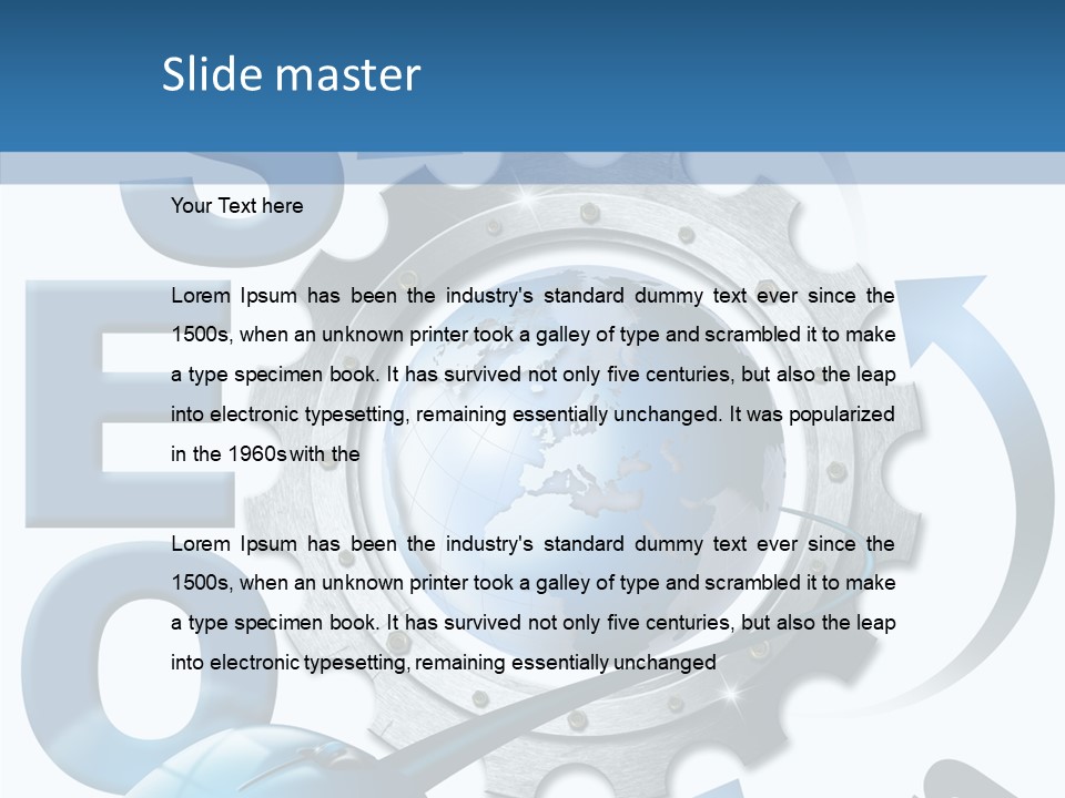 Improve Positioning Development PowerPoint Template