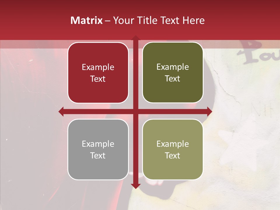 Profile Character Degradation PowerPoint Template