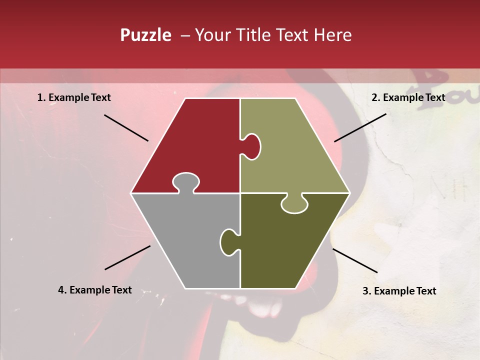Profile Character Degradation PowerPoint Template