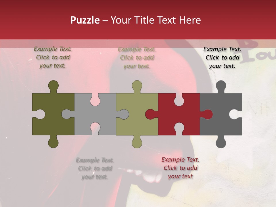 Profile Character Degradation PowerPoint Template