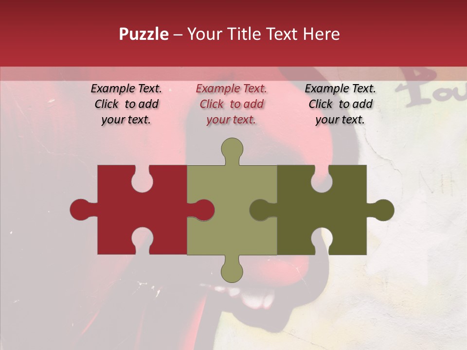 Profile Character Degradation PowerPoint Template