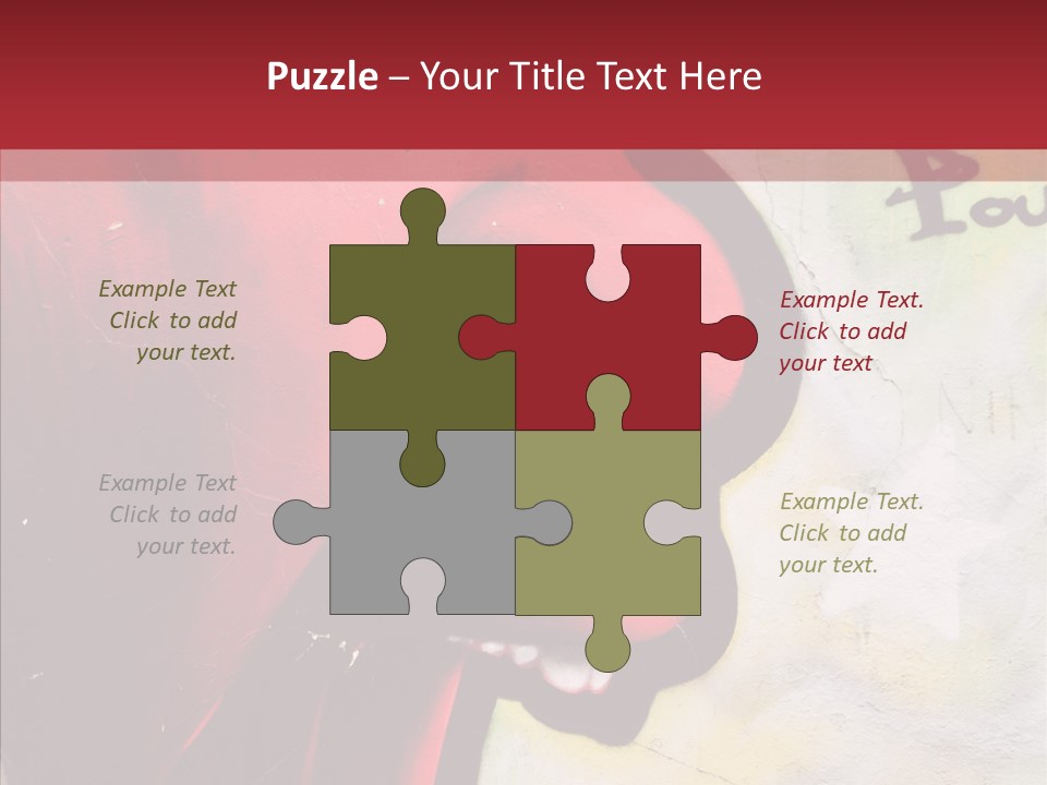 Profile Character Degradation PowerPoint Template