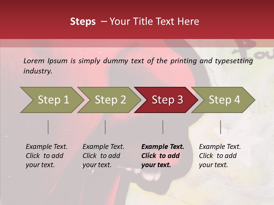 Profile Character Degradation PowerPoint Template