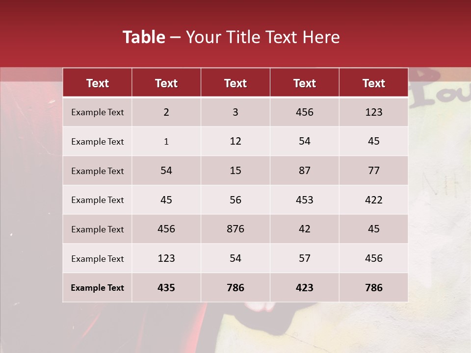 Profile Character Degradation PowerPoint Template
