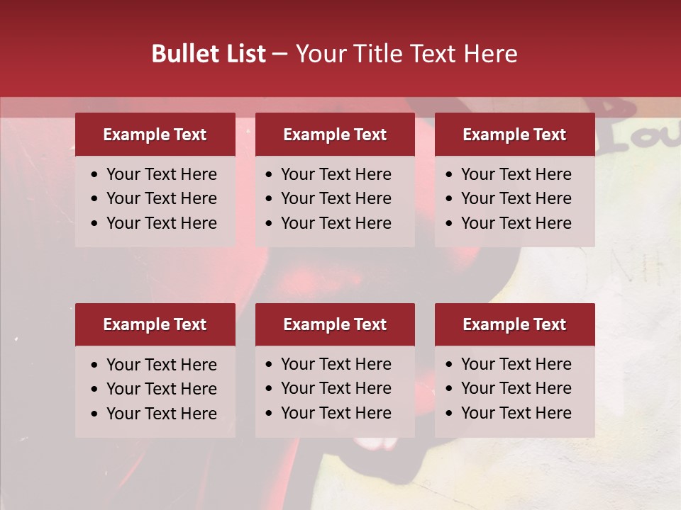 Profile Character Degradation PowerPoint Template