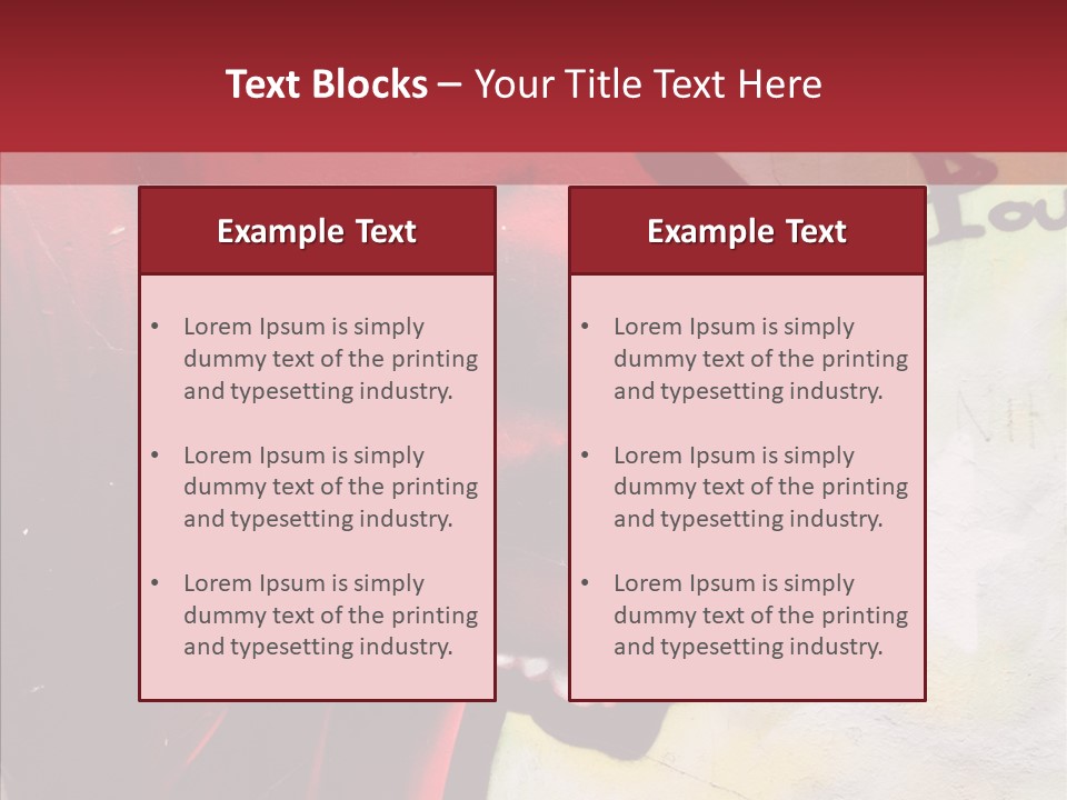 Profile Character Degradation PowerPoint Template