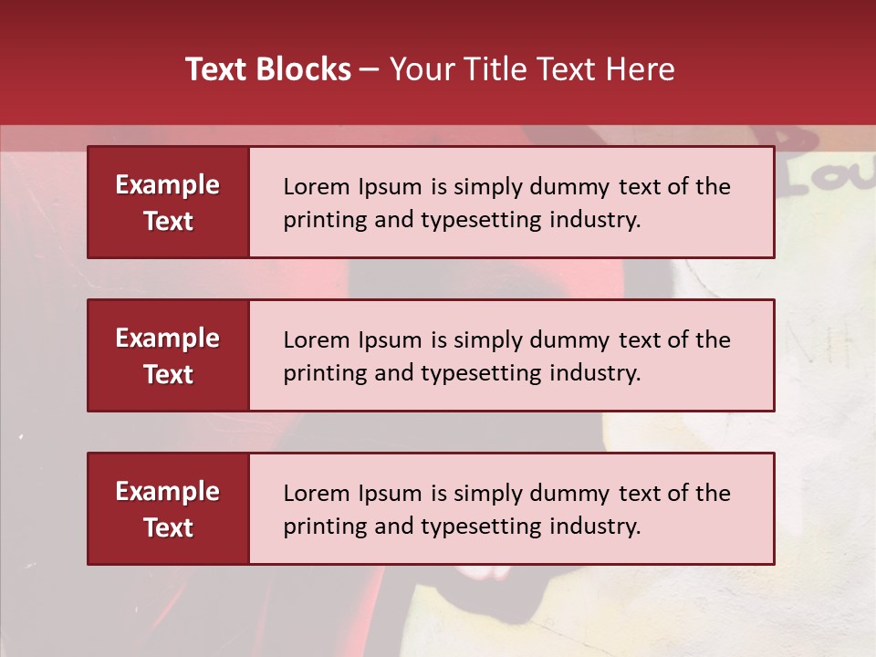 Profile Character Degradation PowerPoint Template