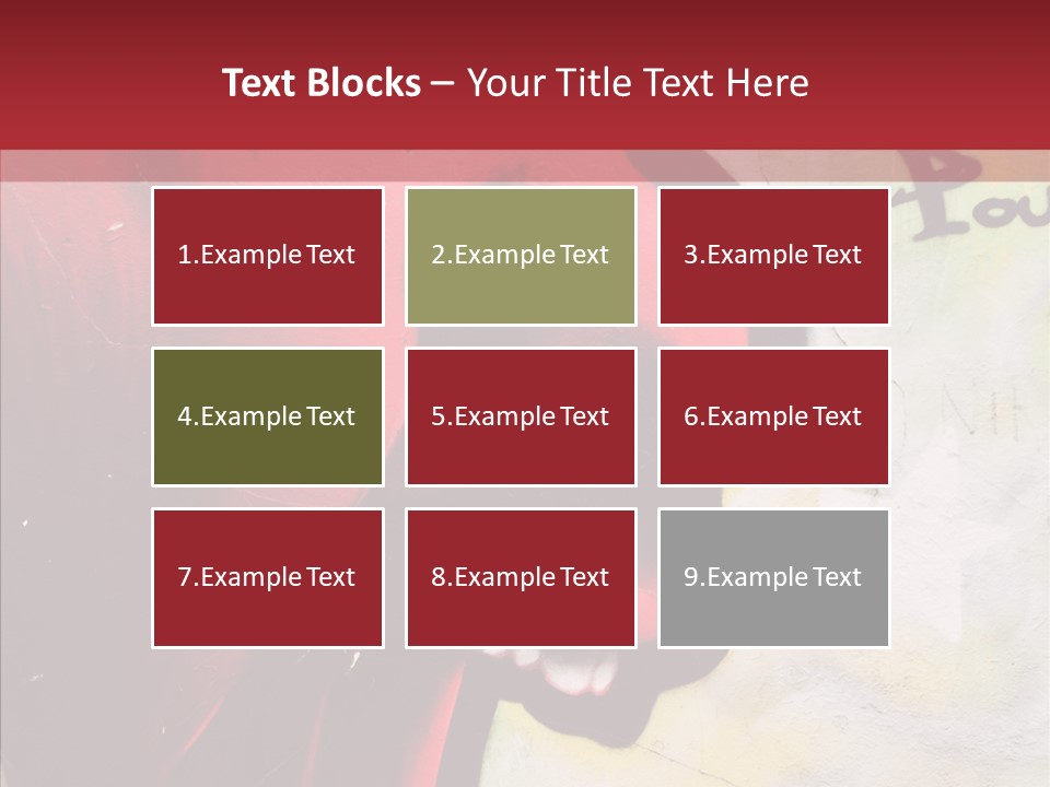Profile Character Degradation PowerPoint Template