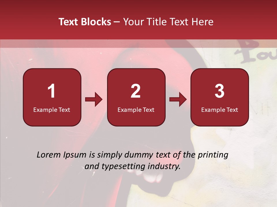Profile Character Degradation PowerPoint Template