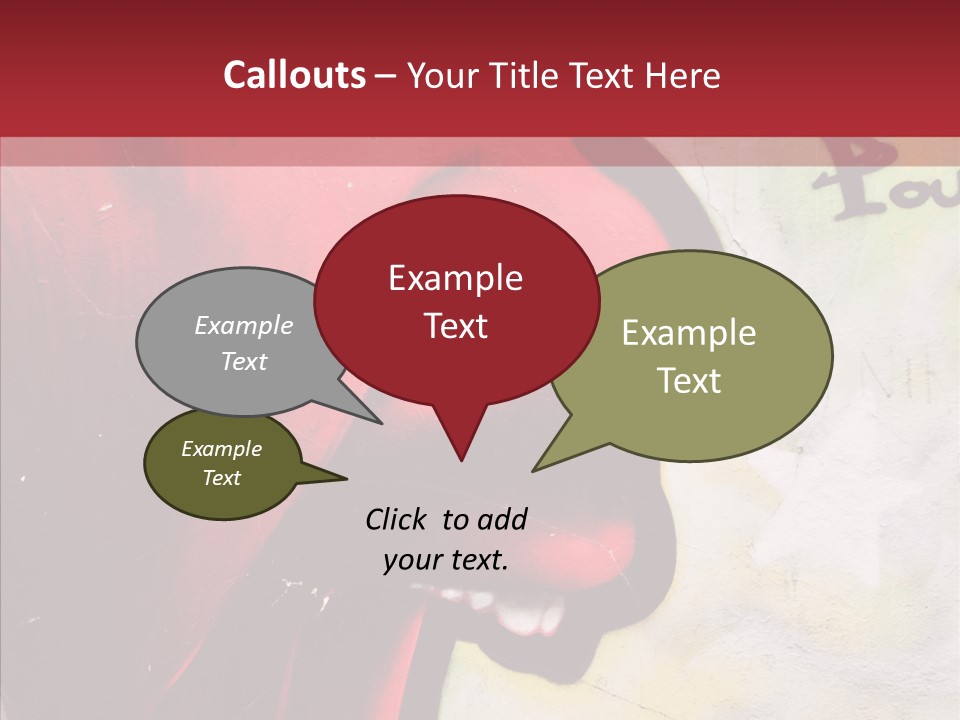 Profile Character Degradation PowerPoint Template