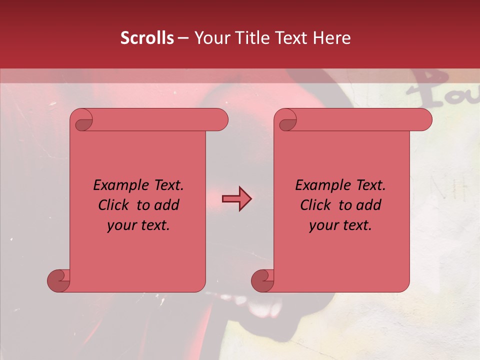Profile Character Degradation PowerPoint Template