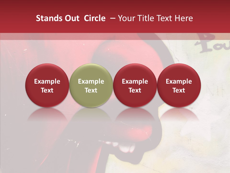 Profile Character Degradation PowerPoint Template