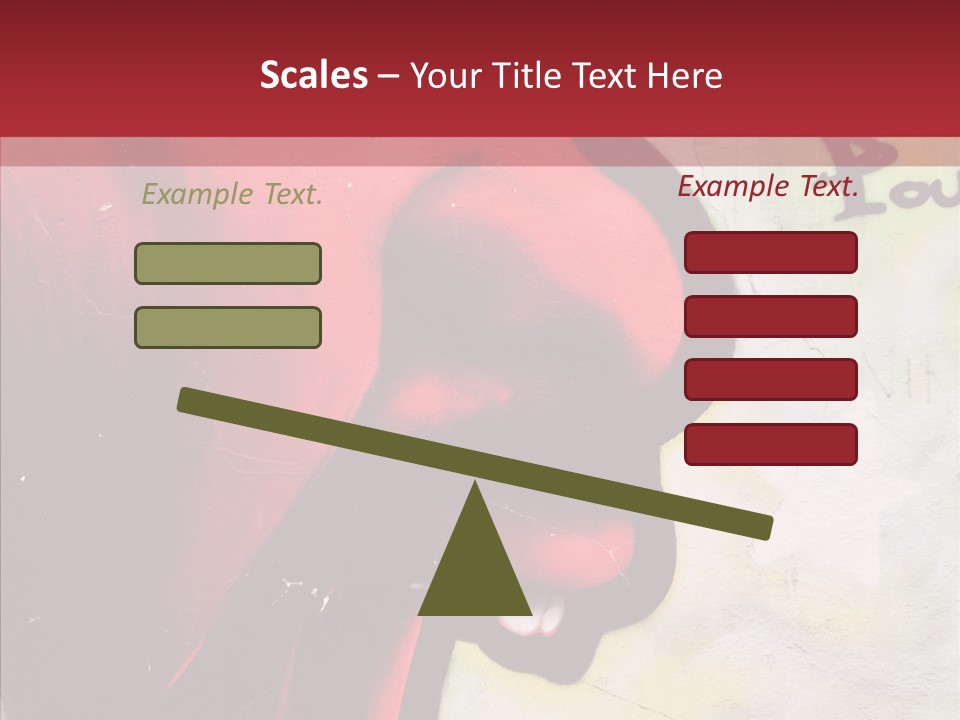 Profile Character Degradation PowerPoint Template