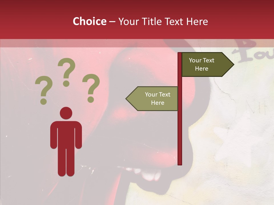Profile Character Degradation PowerPoint Template