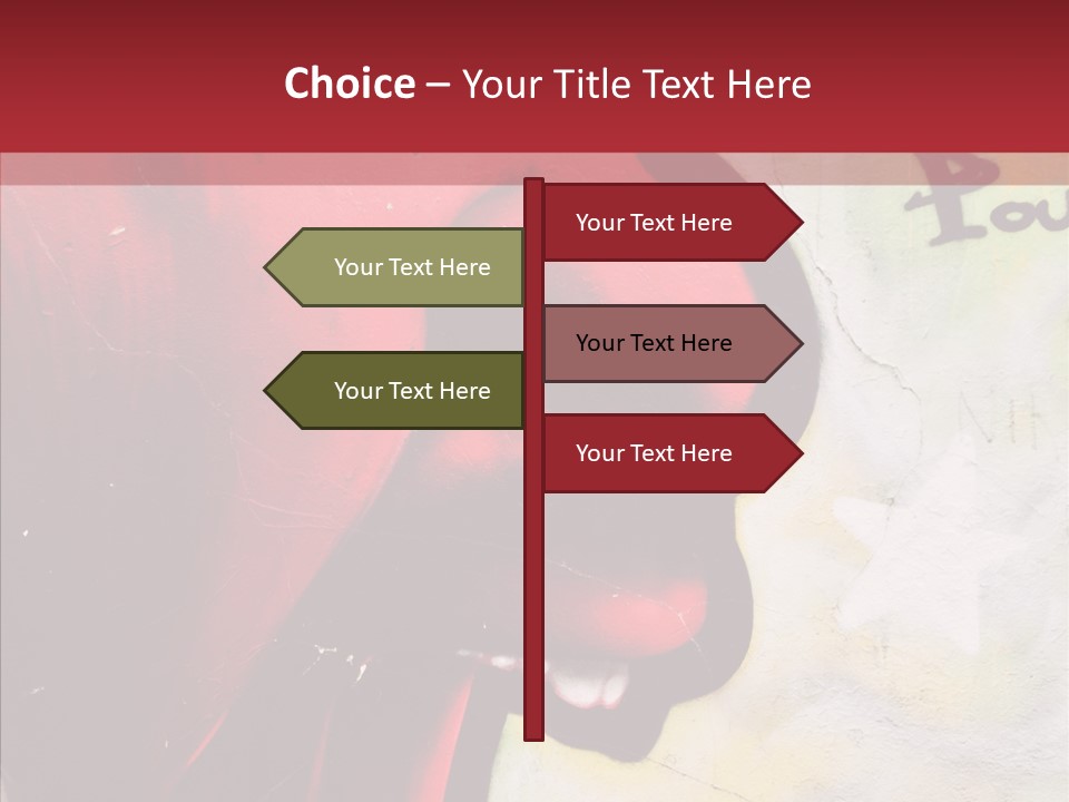 Profile Character Degradation PowerPoint Template