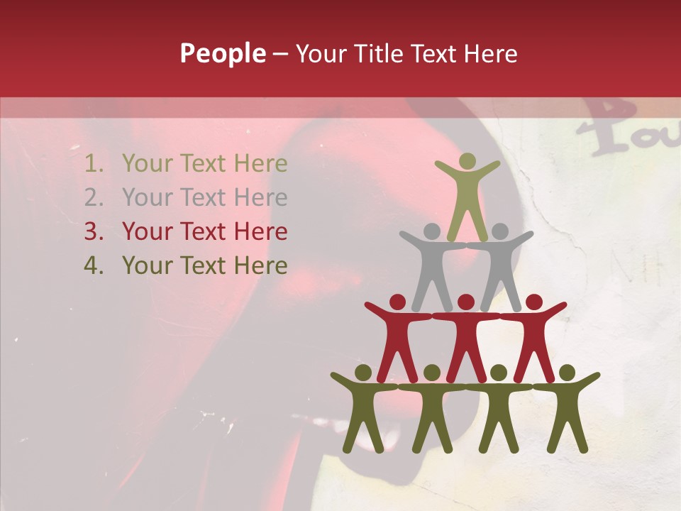 Profile Character Degradation PowerPoint Template