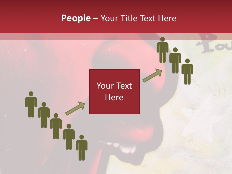 Profile Character Degradation PowerPoint Template