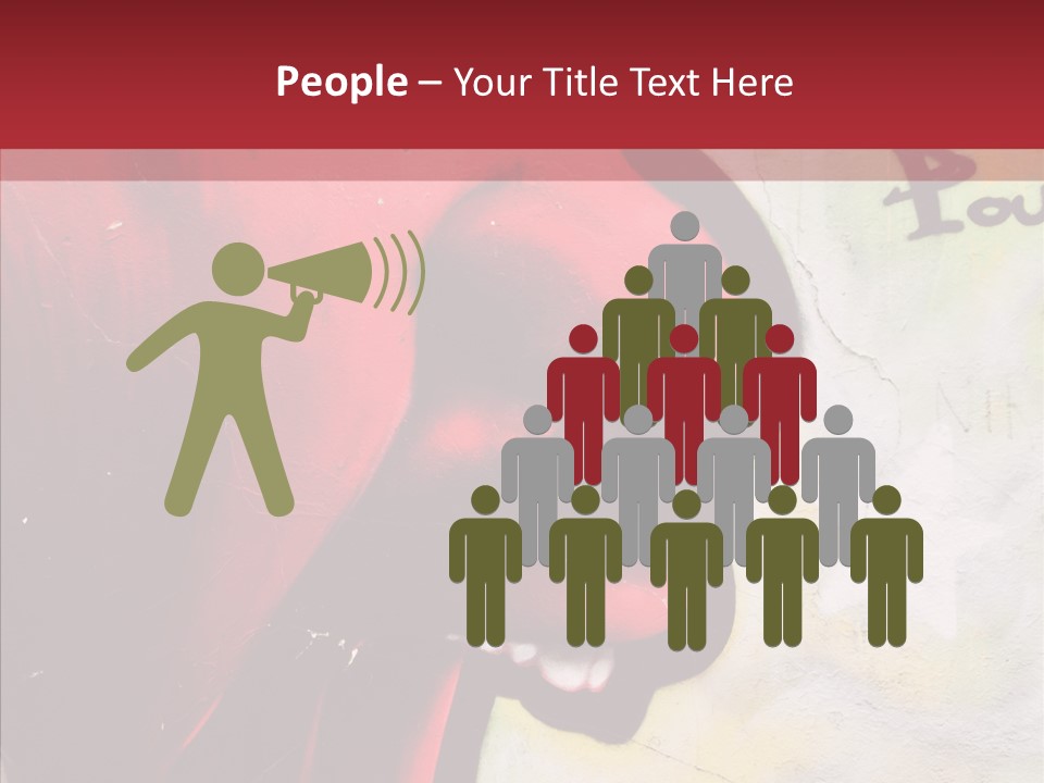 Profile Character Degradation PowerPoint Template