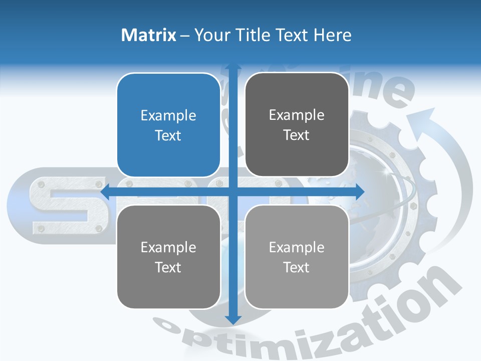Optimization Results Engine PowerPoint Template