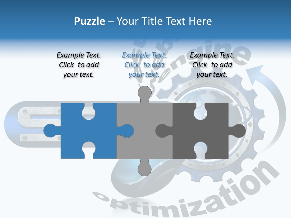 Optimization Results Engine PowerPoint Template