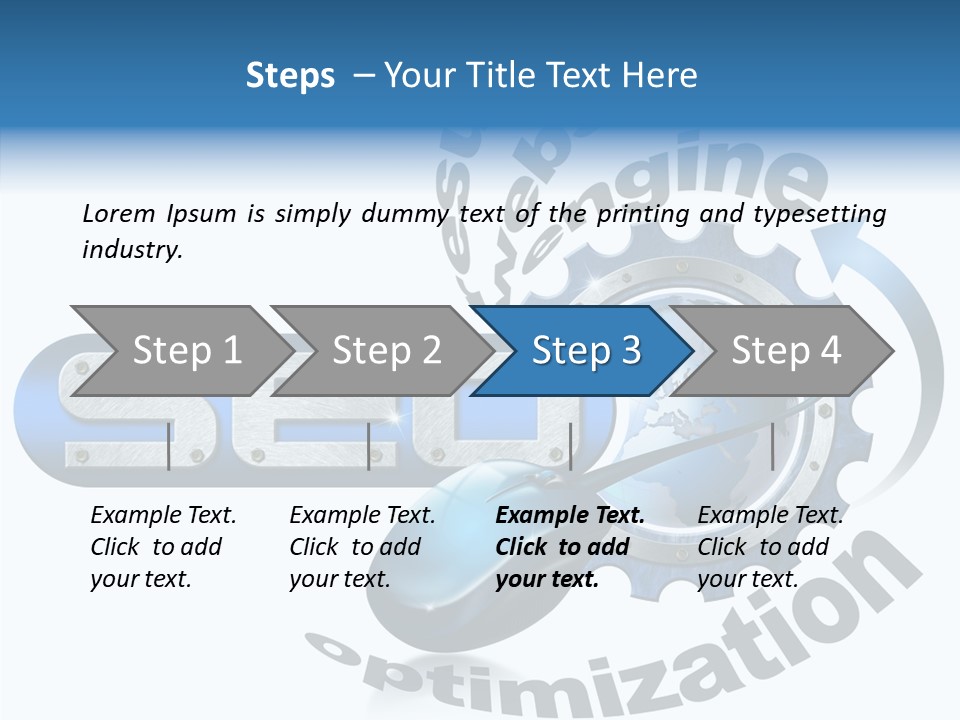 Optimization Results Engine PowerPoint Template