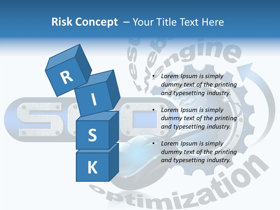 Optimization Results Engine PowerPoint Template