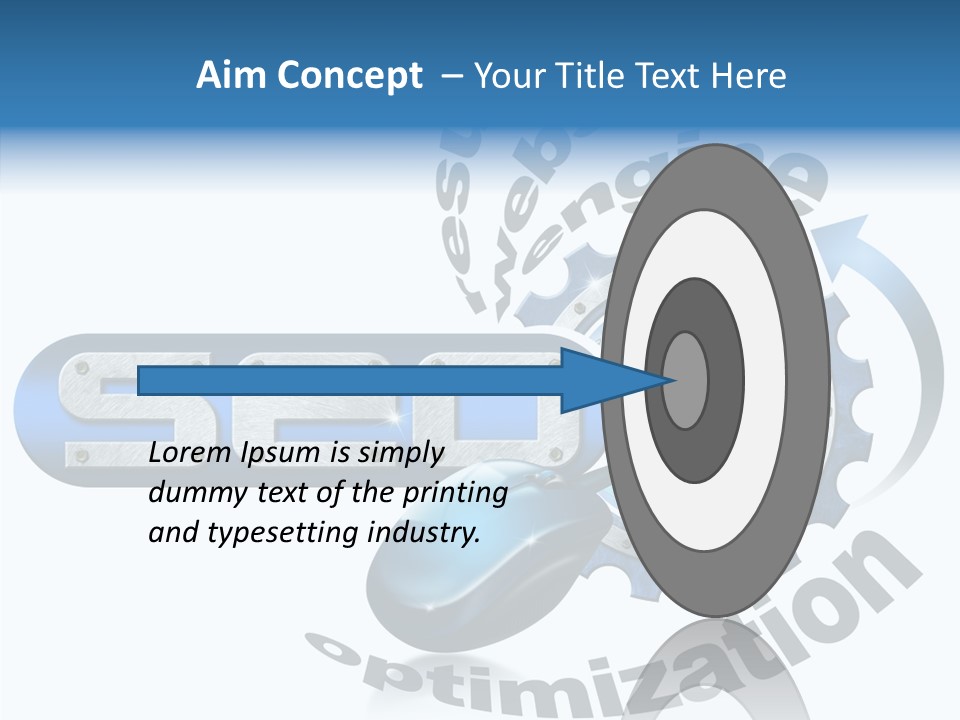 Optimization Results Engine PowerPoint Template