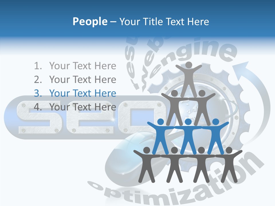Optimization Results Engine PowerPoint Template