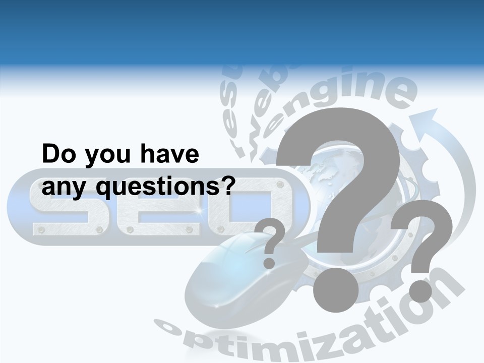 Optimization Results Engine PowerPoint Template