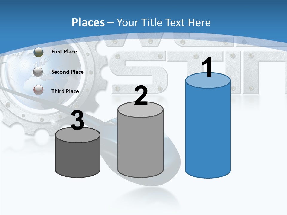 Digital Written Engine PowerPoint Template